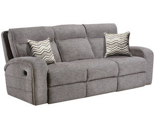 Leeds Double Reclining Sofa in Stone