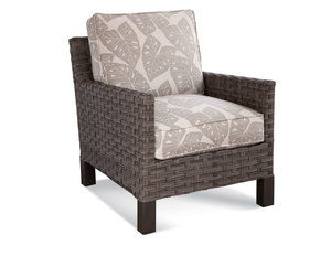Luciano 414 Outdoor Chair and Ottoman (Made to order performance fabrics)