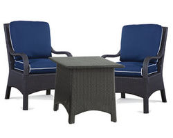 Brighton Point 435 Outdoor Chat Table and Chairs (Made to order fabrics)