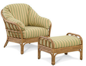 Moss Landing 901 Chair &amp; Ottoman (Made to order fabrics and finishes)