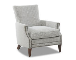 Bergdorf Fabric Chair with Down Cushions