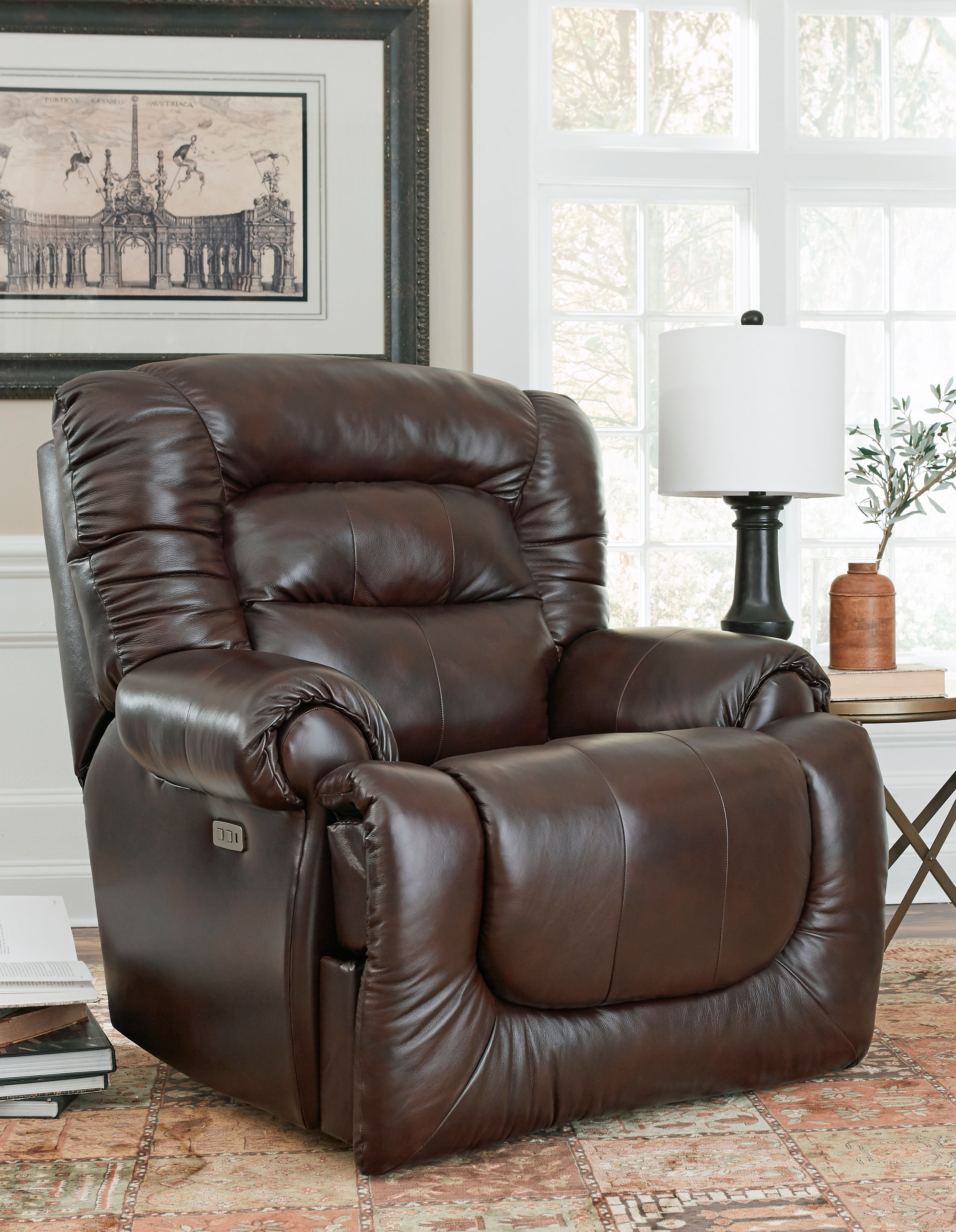 Leather Big And Tall Recliners All Star Big Man's (450 Pounds
