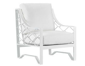 Biscayne Bay Lounge Chair and Ottoman (Made to order fabrics)