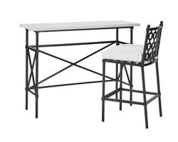 Langham Counter Bar Console with Bar Stool (2 Pcs) 