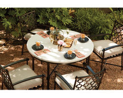 Langham 48&quot; Outdoor Round Dining Table