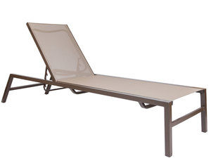 Cypress Sling Adjustable Chaise (Stackable) - Made to order fabrics