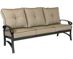 Monterey Cushion Outdoor Sofa (110 fabrics - 8 metal finishes)