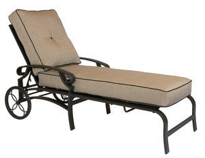 Monterey Cushion Adjustable Chaise (Made to order fabrics and finishes)