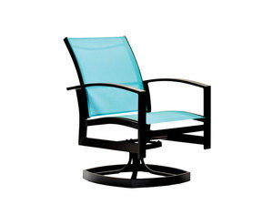 Capstone Swivel Dining Chair (Made to order fabrics and finishes)