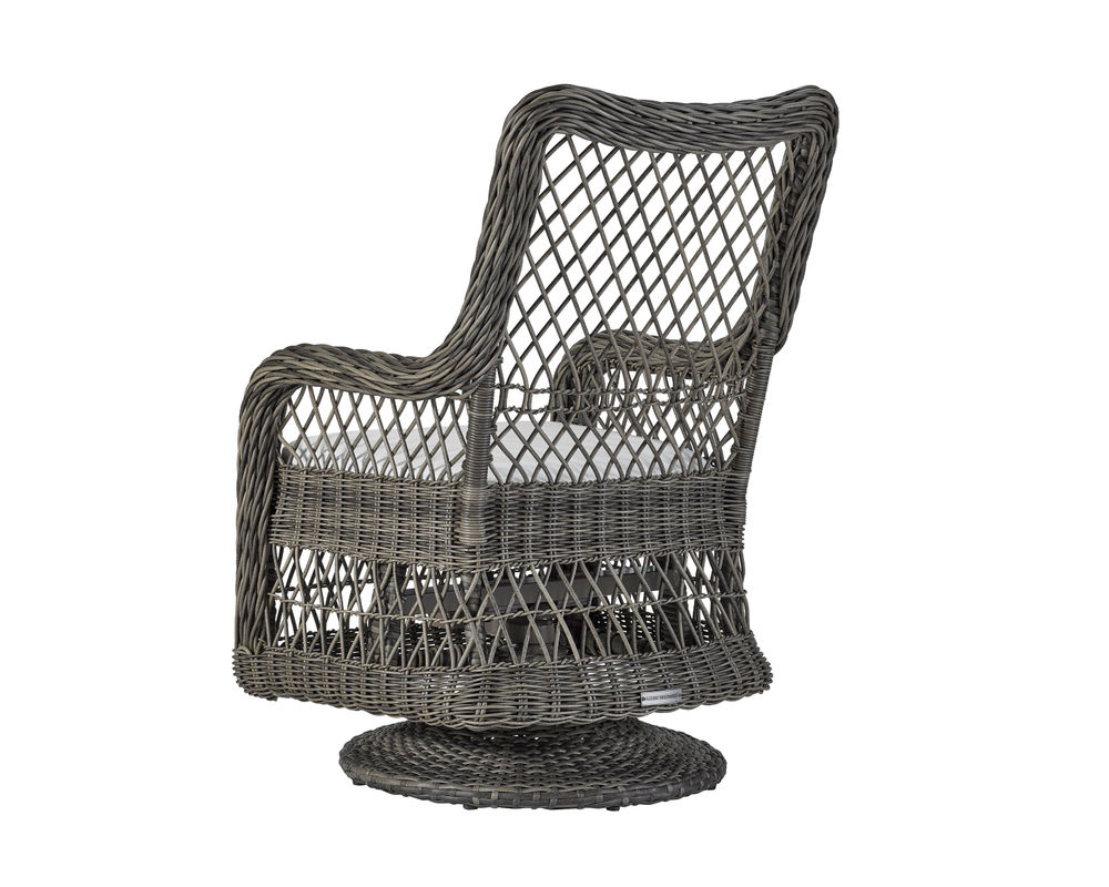 Mystic Harbor Swivel Dining Arm Chair (Made to order fabrics