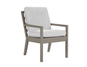 Santa Rosa Dining Arm Chair (Made to order fabrics and finishes)