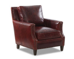 Arbor Leather Chair with Down Cushions (Top Grain Leather)