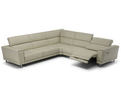 Lieto C160 Power Reclining Leather Sectional (+25 colors)