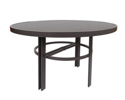 Horizon 48&quot; Round Dining Table (8 Metal Finishes)