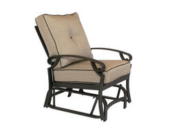 Monterey Cushion Glider Lounge Chair (110 fabrics - 8 metal finishes)