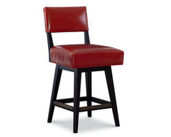 Haskell Leather Swivel Bar or Counter Stool (Made to order leathers)