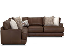 Gemma 900 Leather Sectional (Includes Pillows)