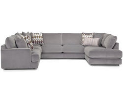 Kellan 900 Stationary Sectional (Includes Pillows)
