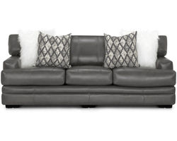 Lizette 973 Leather Sofa (101") Includes Pillows
