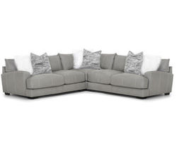 Antonia 909 Leather Sectional (Includes Pillows)