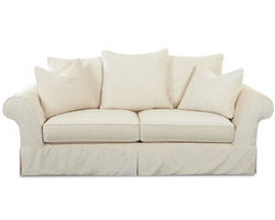Charleston Slipcover Sofa with Down Cushions (98&quot;) Made to order fabrics