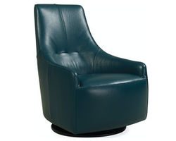 Agosto Leather Club Swivel Chair