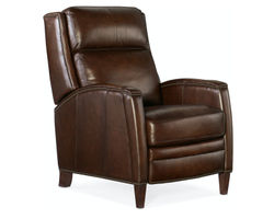 Declan Leather Recliner (Brown)