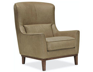 Glover Leather Club Chair