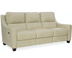 Monti Leather Power Headrest Power Reclining Sofa