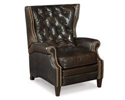 Hudson Leather Push Back Recliner