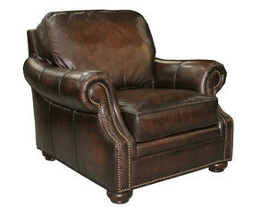 Montgomery Leather Stationary Chair