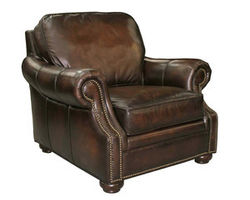 Montgomery Leather Stationary Chair