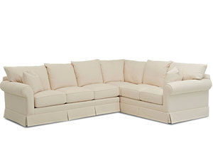 Jenny Sleeper Sectional with Down Cushions (Made to order fabrics)