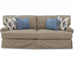 Lahoya Slipcover Sofa with Down Seating Cushions (93&quot;) Made to order fabrics