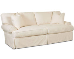 Lahoya Slipcover Queen Sofa Sleeper with Down Cushions (Made to order fabrics)
