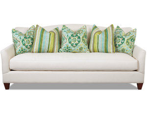 Leighton Stationary Sofa with Down Cushions (91&quot;) Made to order fabrics