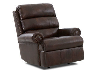 Maximus Nailhead Leather Recliner (Made to order leathers)