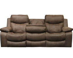 Palmer Power Headrest – Power Lumbar - Power Reclining Sofa with Drop Down Table &amp; Dual Heat &amp; Massage