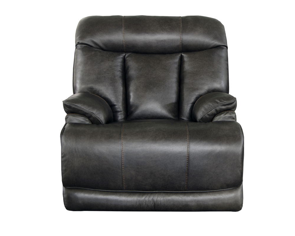 Naples Leather Power Headrest Power Lay Flat Recliner w/Extended Ottoman  (Choice of Colors), image size:1000x800
