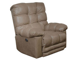 Piazza Leather Rocker Recliner w/X-tra Comfort Footrest (Choice of Colors)
