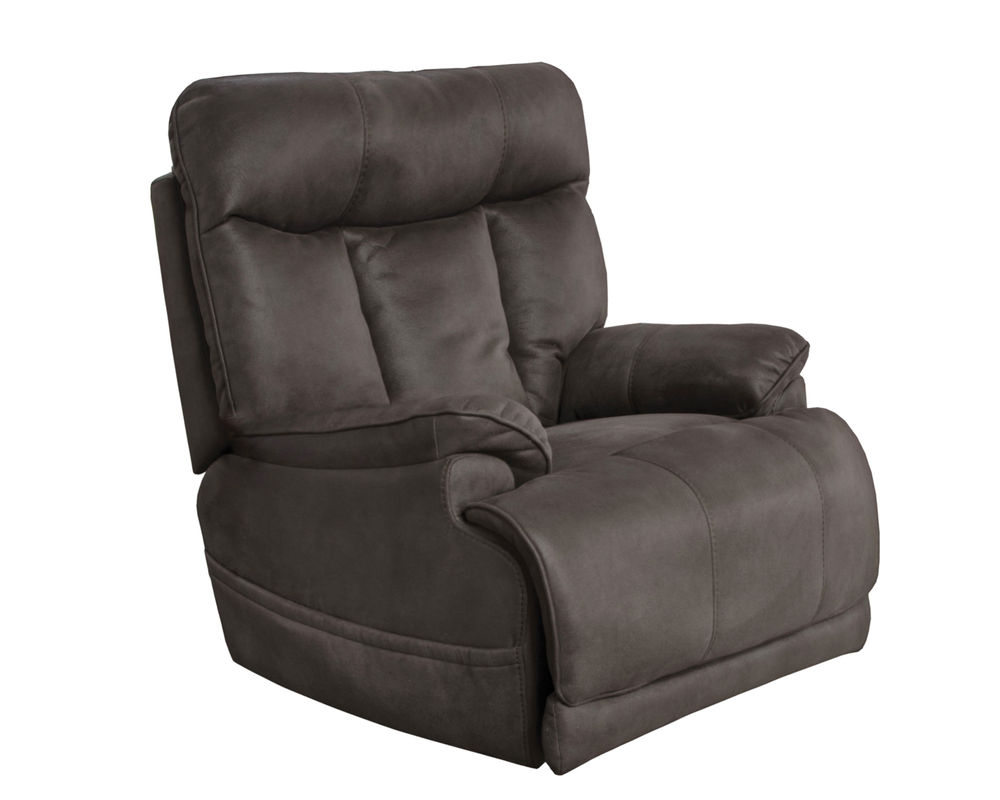 Catnapper Anders Power Lay Flat Recliner with Power Headrest in Dark Chocolate