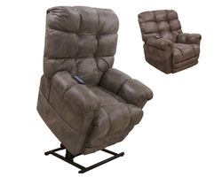 Oliver Power Lift Recliner w/Dual Motor & Extended Ottoman (400 lbs. capacity) Dusk