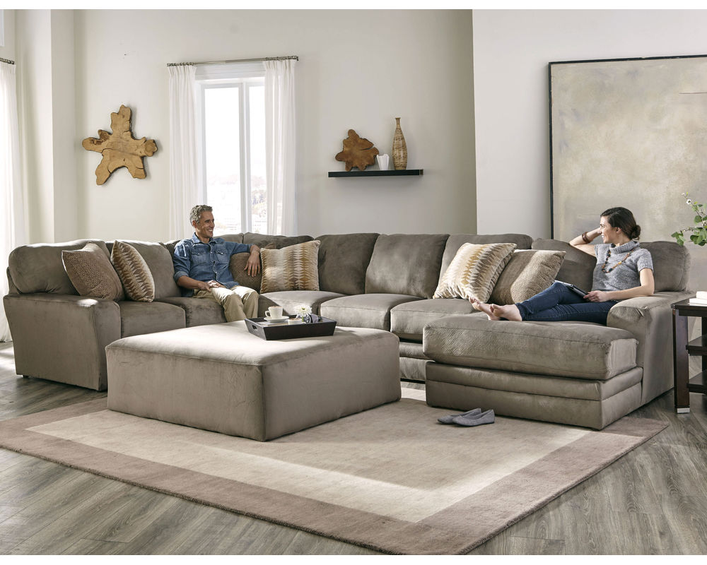 Everest 4377 Stationary Sectional (Choice of Colors) | Sofas and
