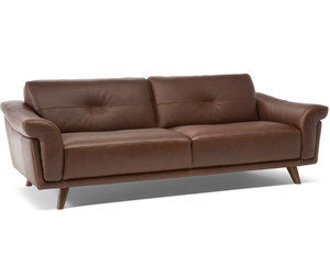 Contento C112 Extra Long 106&quot; Leather Sofa (Made to order leathers)