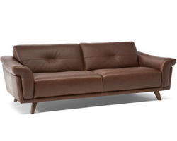 Contento C112 Extra Long 106&quot; Leather Sofa (Made to order leathers)