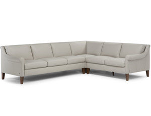 Dolcezza C060 Top Grain Leather Sectional (Made to order leathers)