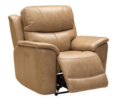 Kaden Leather Power Headrest - Power Lumbar - Power Recliner (Taupe) In stock
