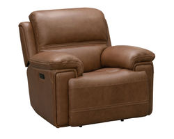 Sedrick Leather Power Headrest Power Recliner (Caramel) In stock