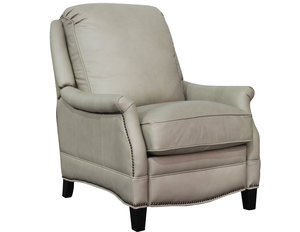 Ashebrooke Leather Recliner in Cream