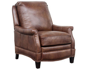 Ashebrooke Leather Recliner in Tawny